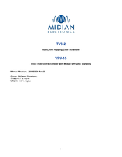 Midian VPU-15 Series Manual