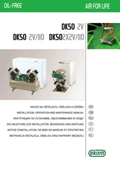 EKOM DK502X2V/110 Installation, Operation And Mantenance Manual