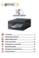 INFOSEC UPS SYSTEM X4 RT 650 VA User Manual