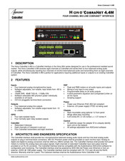 AudioScience Hono CobraNet 4.4M Manual
