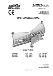 SaMASZ City 150 Up Operating Manual