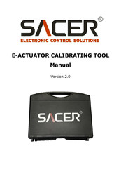 SACER E-ACTUATOR SA1478 Manual