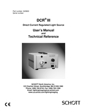 SCHOTT DCR III User Manual