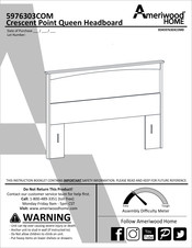 Ameriwood HOME 5976303COM Instruction Booklet