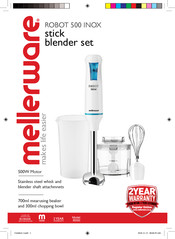 creative housewares mellerware ROBOT 500 INOX Manual