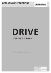 Siegenia GENIUS 2.2 PANIC Operating Instructions Manual