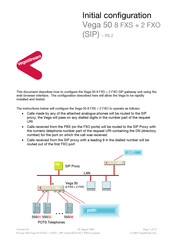 VegaStream Vega 50 8 FXS + 2 FXO Initial Configuration Manual