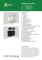 ektor EV-TWINSPOT-WP-ULT Installation Instructions Manual