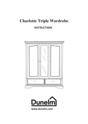 Dunelm Charlotte Triple Wardrobe Instructions Manual