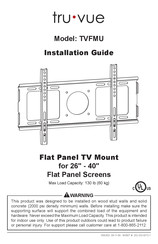 Tru Vue TVFMU Installation Manual