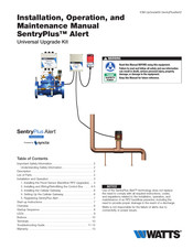 Watts SentryPlus Alert Installation, Operation And Maintenance Manual