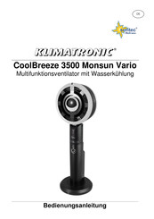 Klimatronic CoolBreeze 3500 Monsun Vario Instruction Manual