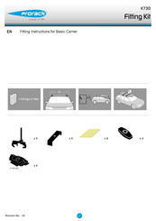 Prorack K730 Fitting Instructions Manual