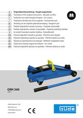 Gude GRH 360 Translation Of The Original Instructions