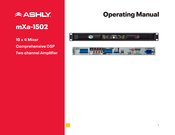 Ashly mXa-1502 Operating Manual