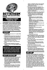 Zoo Med BH-10E Instructions Manual