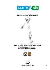 Technoton DUT-E 2Bio AF Operation Manual