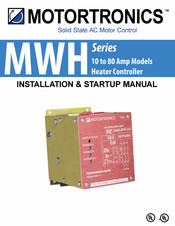 motortronics MWH-10 Installation & Start-Up Manual