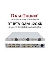Data-Tronix DT-IPTV-QAM-12C-SD User Manual & Installation Manual