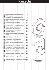 Hans Grohe Shower Select 15760000 Instructions For Use/Assembly Instructions