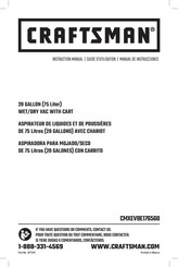 Craftsman CMXEVBE176560 Instruction Manual