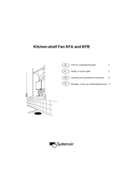 SystemAir KFA Operating And Maintenance Instructions Manual