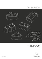 Camargue PREMIUM SKARABORG COMBI 150 Installation And Operating Instructions Manual