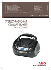 AEG SR 4346 CD MP3 Instruction Manual