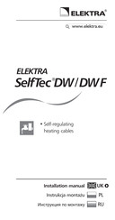 ELEKTRA SelfTec DWF Installation Manual