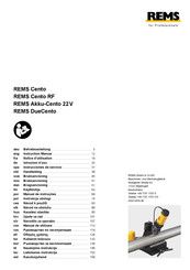 REMS 845000 Instruction Manual