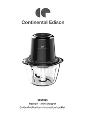 CONTINENTAL EDISON CEMH01 Instruction Booklet