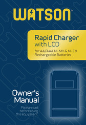 WATSON Rapid Charger Owner's Manual