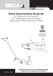 Mega N10-3 Operation And Maintenance Instructions