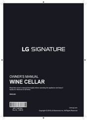 LG Signature URETC1408N Owner's Manual