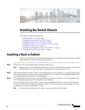 Cisco Nexus 7702 Installing Manual