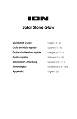 ION Solar Stone Glow Quick Start Manual