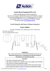 Action Sports Equipment S000665 Assembly, Installation, Care, Maintenance, And Use Instructions