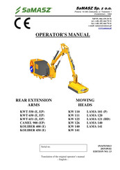 SaMASZ KWT 550 P Operator's Manual