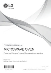 LG MS569 Series Owner's Manual