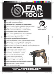 Far Tools HD 13C Original Manual Translation