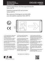 Eaton EXIT N Series Operating Instructions Manual