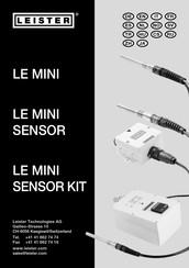Leister LE MINI Operating Instructions Manual