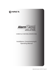 Haes Alarm Sense Plus Installation, Commissioning & Operating  Manual