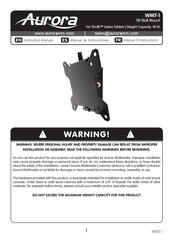 Aurora WMT-1 Instruction Manual