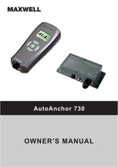 Maxwell AutoAnchor 730 Owner's Manual