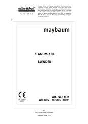 EFBE-SCHOTT MAYBAUM BL 2 Manual