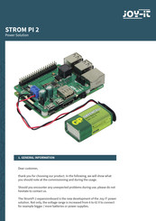 Joy-it STROM PI 2 Manual