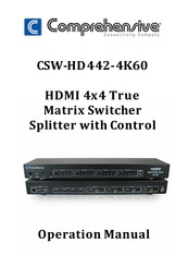 Comprehensive CSW-HD442-4K60 Operation Manual