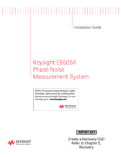 Keysight E5505A Installation Manual