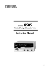 Tsuruga 8505 Instruction Manual